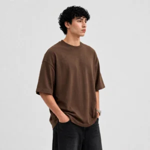 Alternative view of Crescaa Oversized T-Shirt - Brown