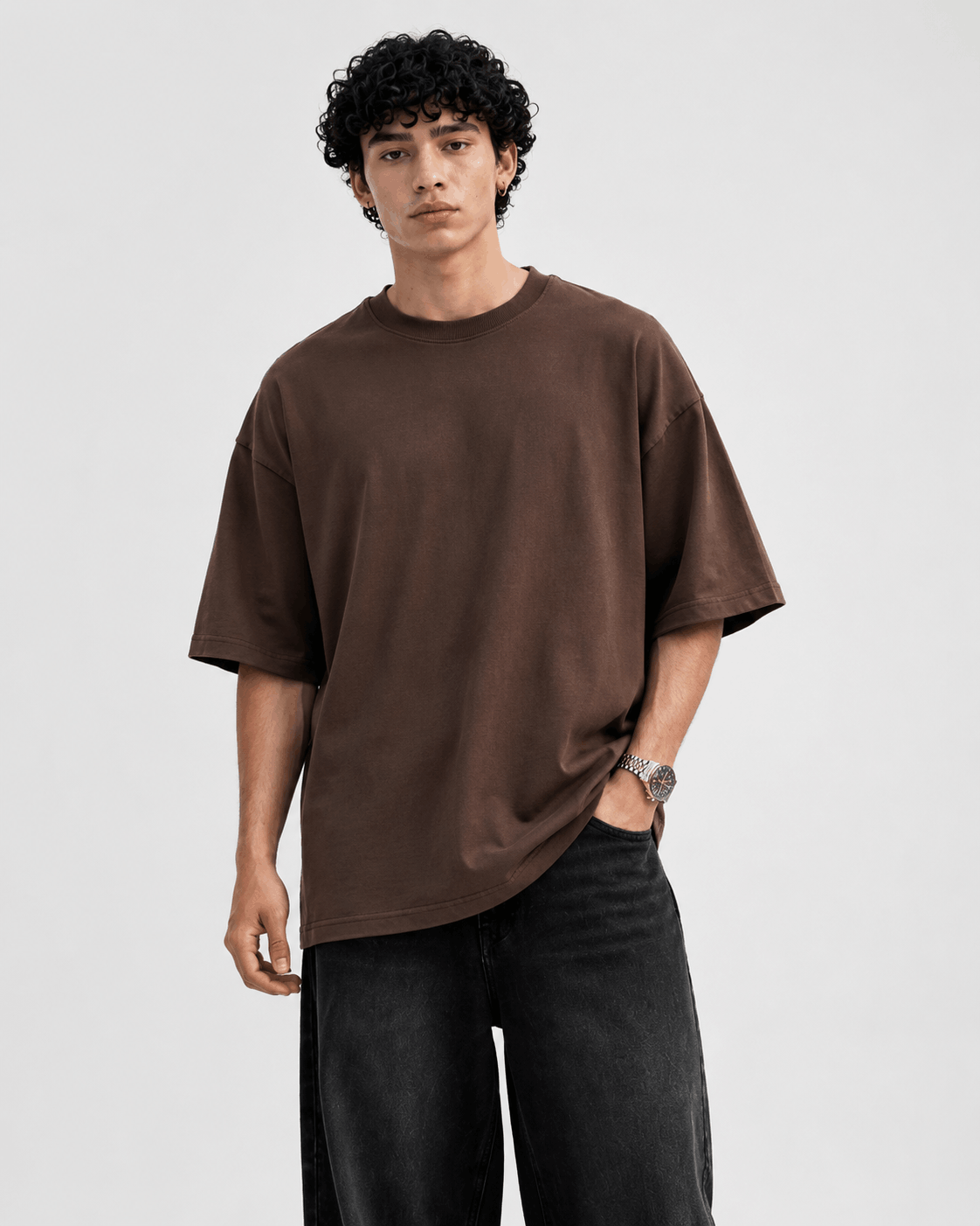 Brown Heavyweight Oversized T-Shirt