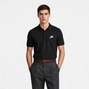 Crescaa Signature Polo - Black - Image 3
