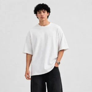 Crescaa Oversized T-Shirt – White